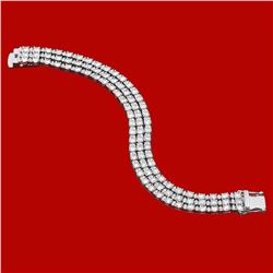 18k Gold 16.95ct Diamond Bracelet
