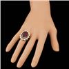 Image 4 : 18k Yellow Gold 13.50ct Ruby 2.75ct Diamond Ring