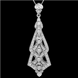 14K Gold 2.65ct Diamond Pendant