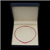 Image 2 : 14K Gold 28.65ct Ruby & 1.65ct Diamond Necklace