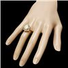 Image 3 : 14k Yellow Gold 2.00ct Opal 1.00ct Diamond Ring