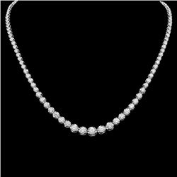 14K Gold 11.00ct Diamond Necklace