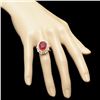 Image 4 : 14k Yellow Gold 8.00ct Ruby 1.45ct Diamond Ring