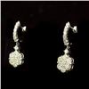 Image 2 : 14k Gold 3.00ct Diamond Earrings