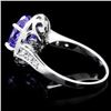 Image 5 : 14k Gold 4.00ct Tanzanite 0.50ct Diamond Ring