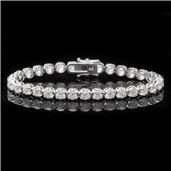18k White Gold 8.50ct Diamond Bracelet