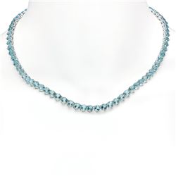 14K Gold 59.25ct Topaz Necklace