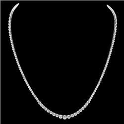 White Gold 9.30ct Diamond Necklace