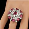 Image 7 : 14k Gold 5.00ct Tourmaline 2.20ct Diamond Ring