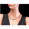 Image 4 : 14k Gold 37.00ct Ruby 1.70ct Diamond Necklace