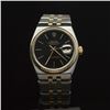 Image 1 : Rolex Two-Tone Datejust Quartz Vintage 36mm Black Index Dial Men's Wristwatch