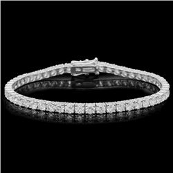 18K Gold 7.82ct Diamond Bracelet