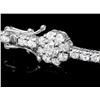 Image 3 : 18k White Gold 8.20ct Diamond Bracelet