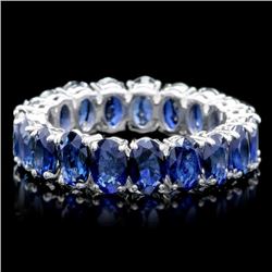 14k White Gold 9.00ct Sapphire Ring