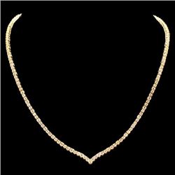 18k Yellow Gold 8.50ct Diamond Necklace