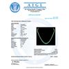 Image 6 : 14k Gold 22ct Emerald 1.10ct Diamond Necklace