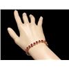 Image 4 : 14k Gold 23.00ct Ruby 1.00ct Diamond Bracelet