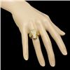 Image 2 : 18K Gold 1.08 Diamond Ruby Panther Ring