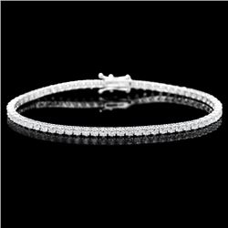 18k White Gold 4.50ct Diamond Bracelet