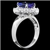 Image 3 : 14k Gold 3.00ct Tanzanite 1.00ct Diamond Ring
