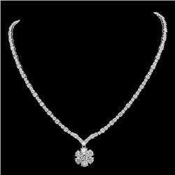 18K Gold 17.97ct Diamond Necklace