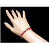 Image 4 : 14k Gold 30.00ct Ruby 1.25ct Diamond Bracelet