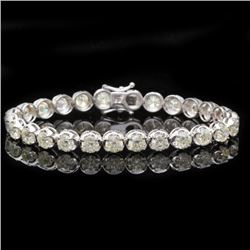 18k White Gold 14.50ct Diamond Bracelet