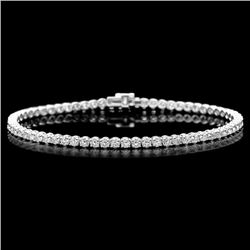 18k White Gold 4.50ct Diamond Bracelet