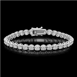 18K Gold 7.01ct Diamond Bracelet