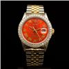 Image 1 : Rolex Two-Tone Datejust 36mm Custom Diamond Dial aprox. 2.25CT Men's Wristwatch