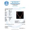 Image 6 : 14k Yellow Gold 80ct Ruby 3.00ct Diamond Necklace