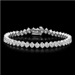 14K Gold 9.94ct Diamond Bracelet