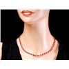Image 5 : 14k Gold 25.00ct Ruby 1.20ct Diamond Necklace