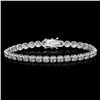 Image 1 : 18K Gold 8.20 Diamond Bracelet