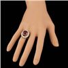 Image 4 : 14k Yellow Gold 11.50ct Ruby 1.65ct Diamond Ring