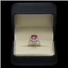Image 4 : 14K Gold 5.11ct Ruby 0.95ct Diamond Ring