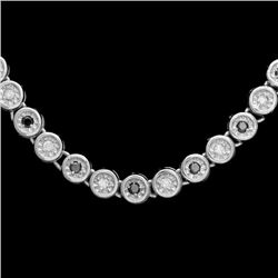 14k White Gold 2.42ct Diamond Necklace