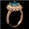 Image 2 : 14k Gold 3.07ct Zircon & 1.51ct Diamond Ring