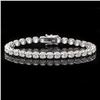 Image 1 : 18k White Gold 8.50ct Diamond Bracelet