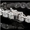 Image 2 : 18k White Gold 8.50ct Diamond Bracelet