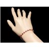 Image 3 : 14k Gold 12.00ct Ruby 0.60ct Diamond Bracelet