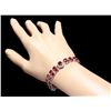 Image 5 : 14k White Gold 22ct Ruby 1.30ct Diamond Bracelet