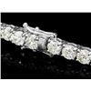 Image 2 : 18k White Gold 13.00ct Diamond Tennis Bracelet