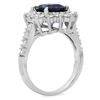 Image 2 : 14K Gold 2.51ct Sapphire 1.15ct Diamond Ring