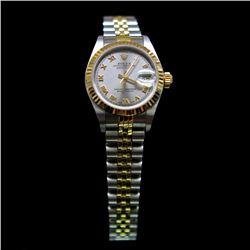 Rolex Two-Tone DateJust 26mm Womens Wristwatch