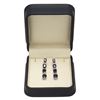 Image 2 : 14K Gold 7.41ct Sapphire 0.31ct Diamond Earrings