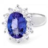 Image 2 : 14k Gold 3.00ct Tanzanite 1.00ct Diamond Ring