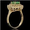 Image 2 : 14K Gold 1.94ct Tourmaline 1.45ct Diamond Ring