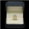 Image 4 : 14K Gold 1.94ct Tourmaline 1.45ct Diamond Ring