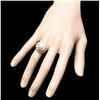 Image 3 : 14k Yellow Gold 13mm Pearl 1.6ct Diamond Ring